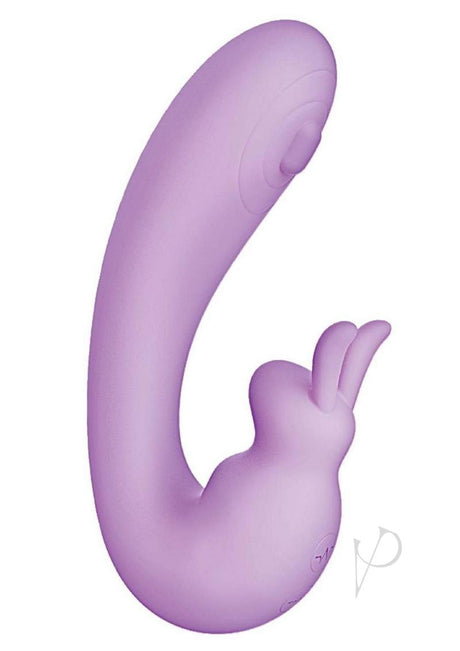 Blaze Bunny Thumper Rechargeable Silicone Vibrator - Lavender