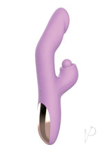 Goddess Heat Up Rechargeable Silicone Tapping Massager - Lavender