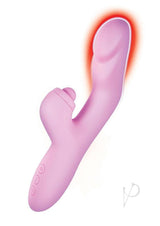 Goddess Heat Up Rechargeable Silicone Tapping Massager - Lavender