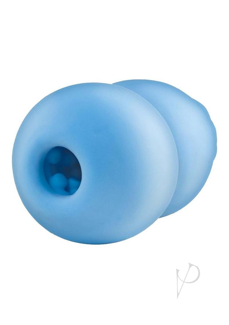 Delite Heated Rose Rechargeable Masturbator - Blue