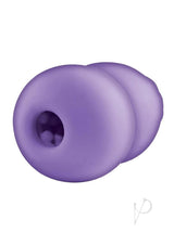 Delite Heated Rose Rechargeable Masturbator - Purple