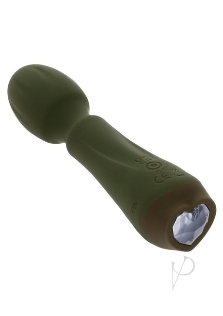 Selopa Heartfelt Rechargeable Silicone Body Wand - Green