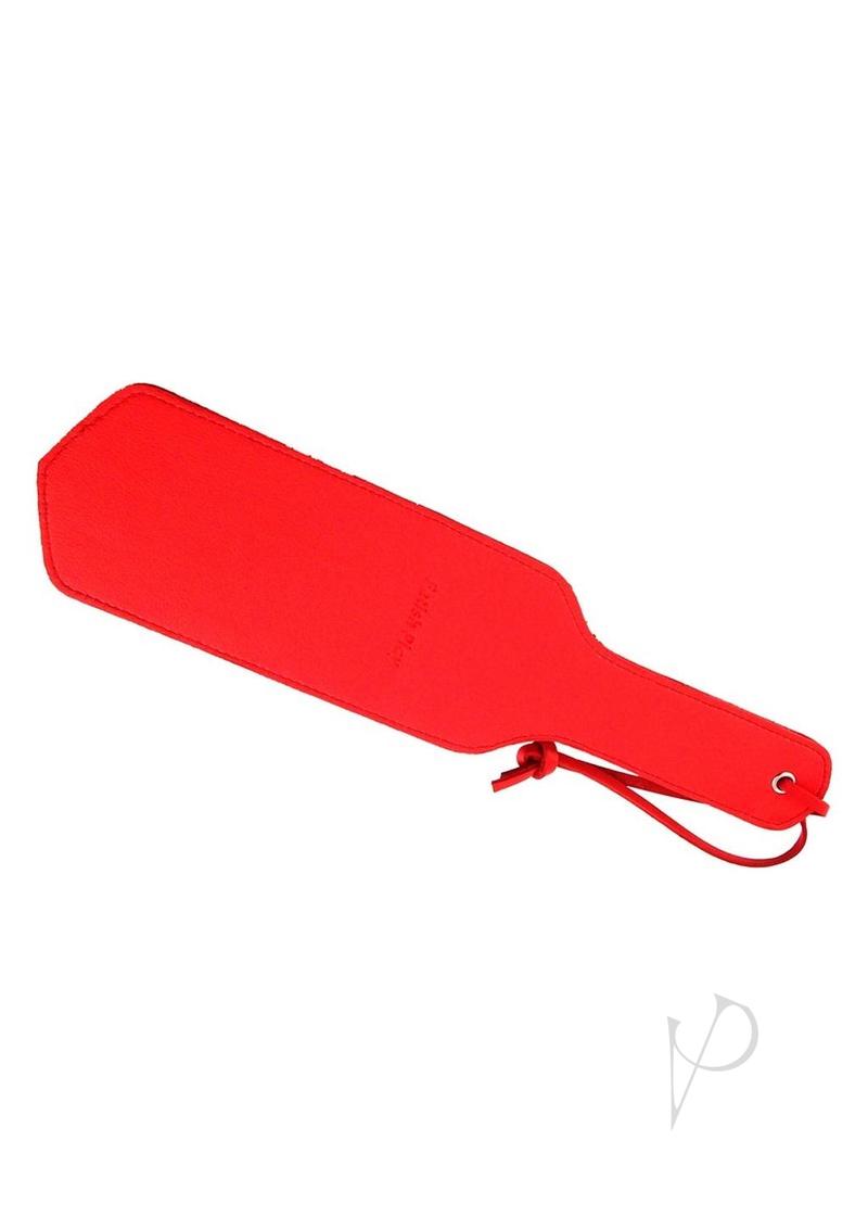 Fetish Play Paddle Vegan Leather - Red