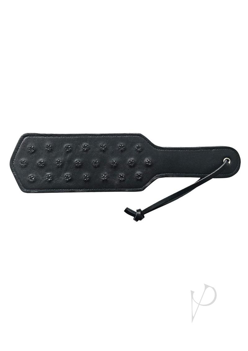 Rouge Leather Pin Prick Paddle - Black