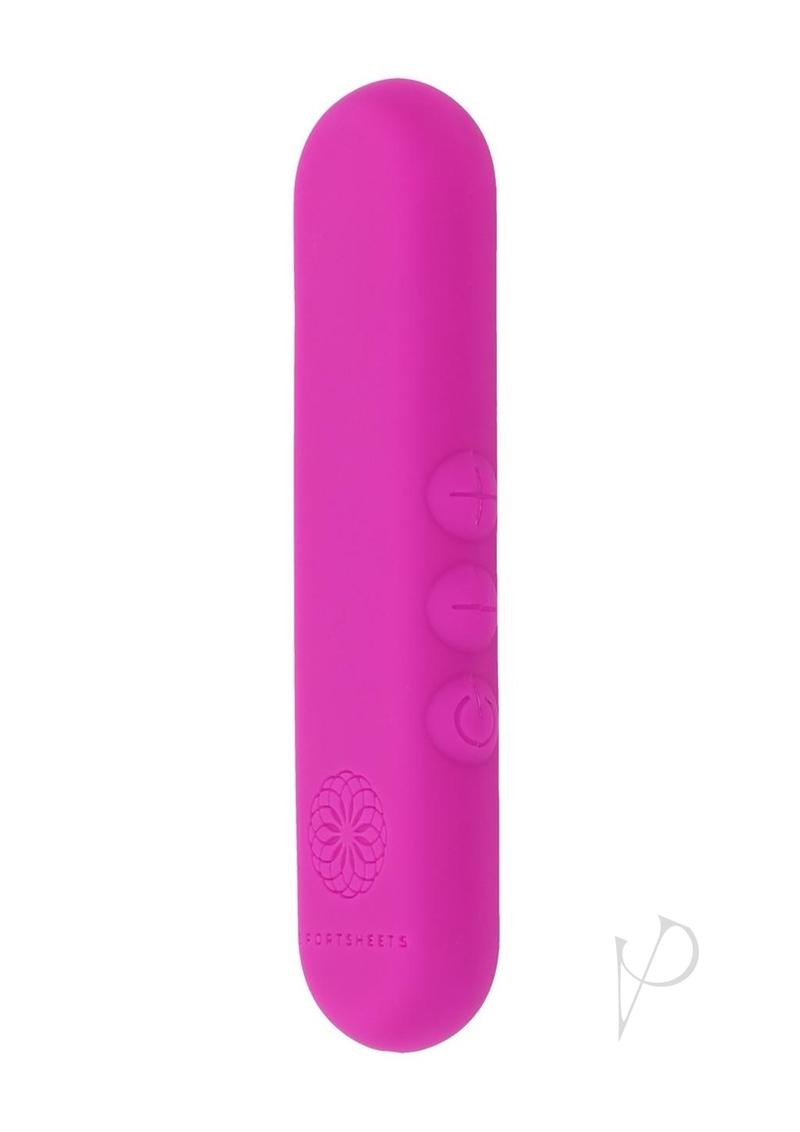 Pivot Flat Bullet Rechargeable Silicone Mini Vibe - Pink