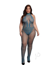 Le Desir Fishnet Lace Bodystocking - Queen - Blue