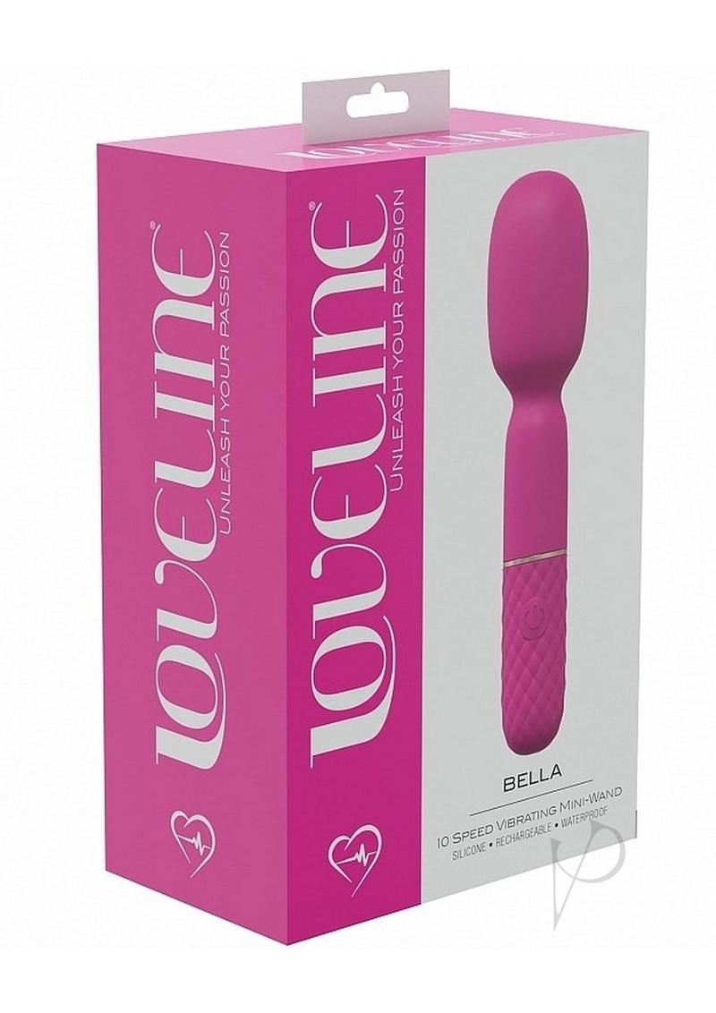 LoveLine Bella Rechargeable Silicone Mini Wand - Pink