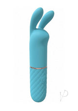 LoveLine Dona Mini Rabbit Silicone Rechargeable Vibrator - Blue