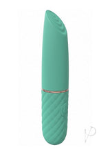 LoveLine Beso Mini Lipstick Silicone Rechargeable Vibrator - Green