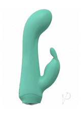 Loveline Enchanted Rechargeable Silicone Dual Motor Rabbit Vibrator - Green