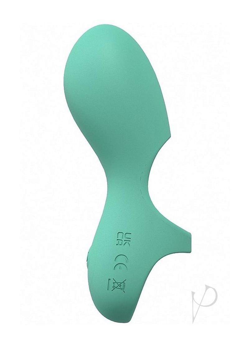 LoveLine Joy Rechargeable Silicone Finger Vibrator - Green