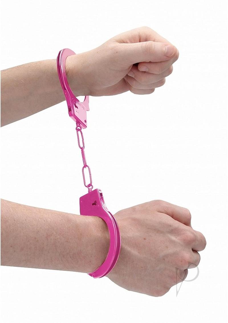 Ouch! Beginners Handcuffs Metal - Pink