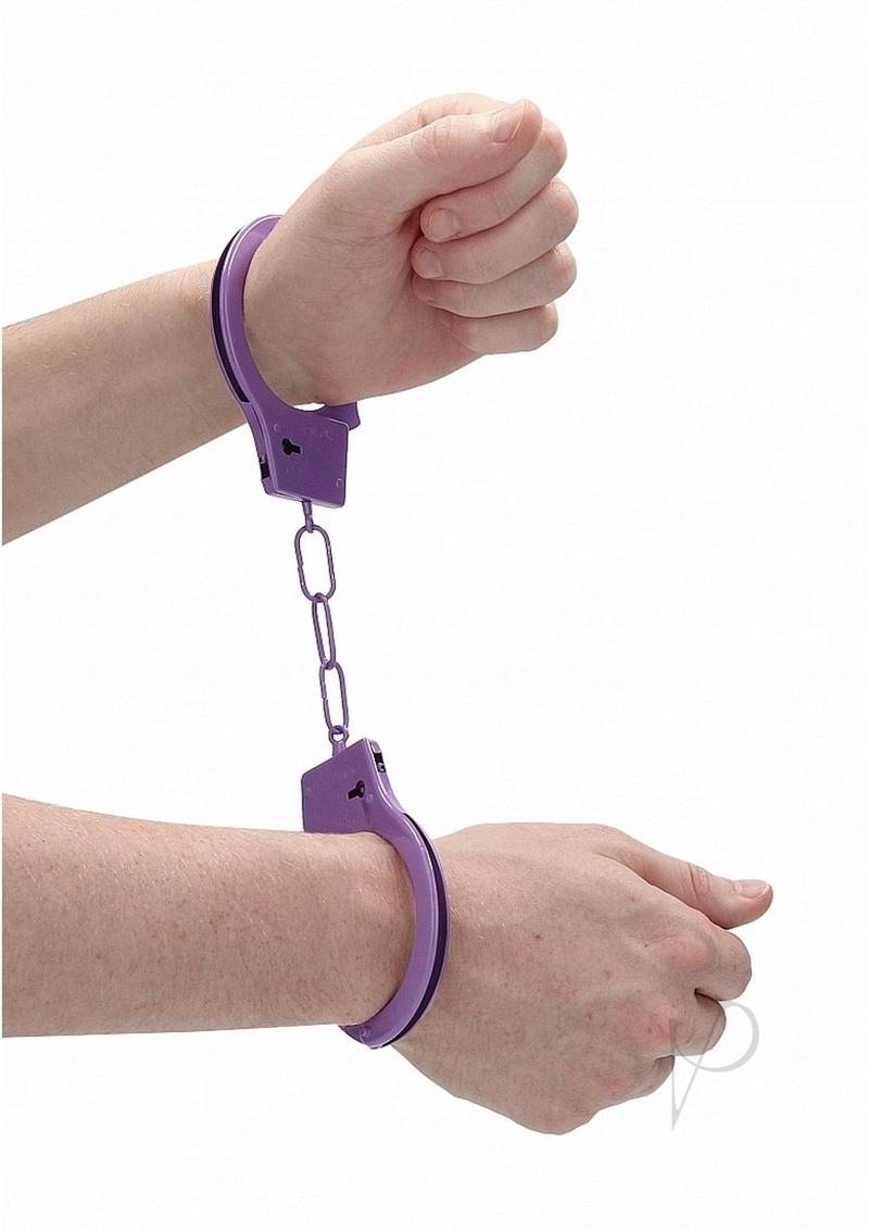 Ouch! Beginners Handcuffs Metal - Purple