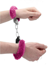 Ouch! Beginner`s Handcuffs Furry - Pink