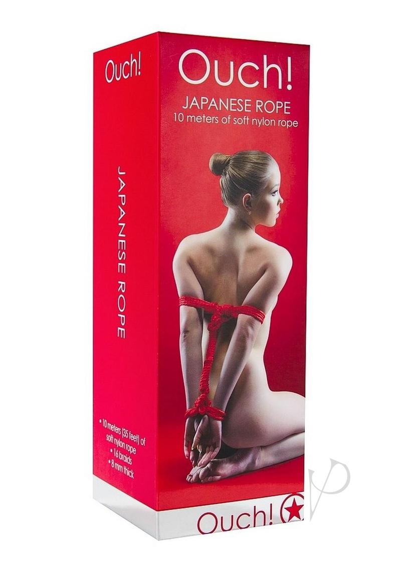 Ouch! Japanese Nylon Rope 10 Meters/32.8 Feet - Red