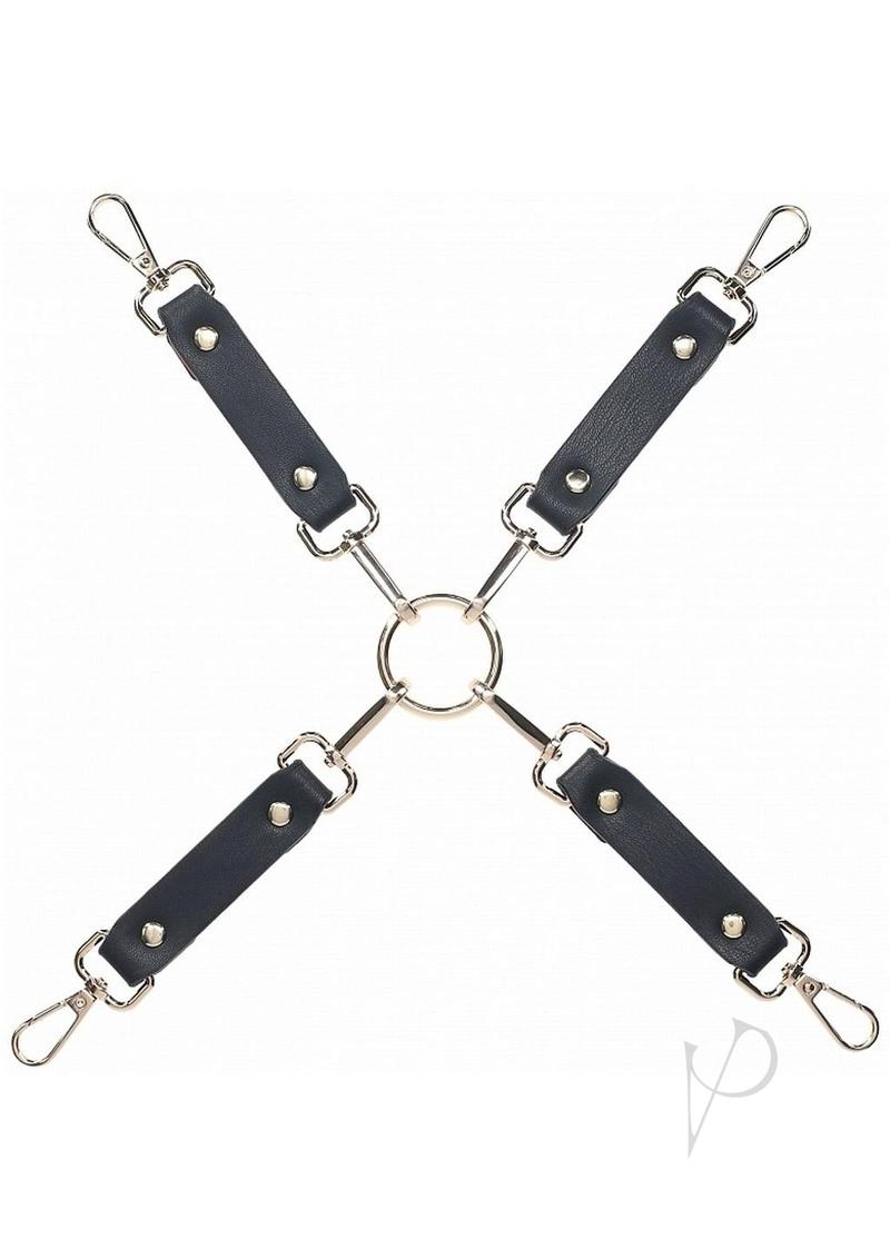 Ouch! Milan Collection Hogtie Connectors - Black/Red