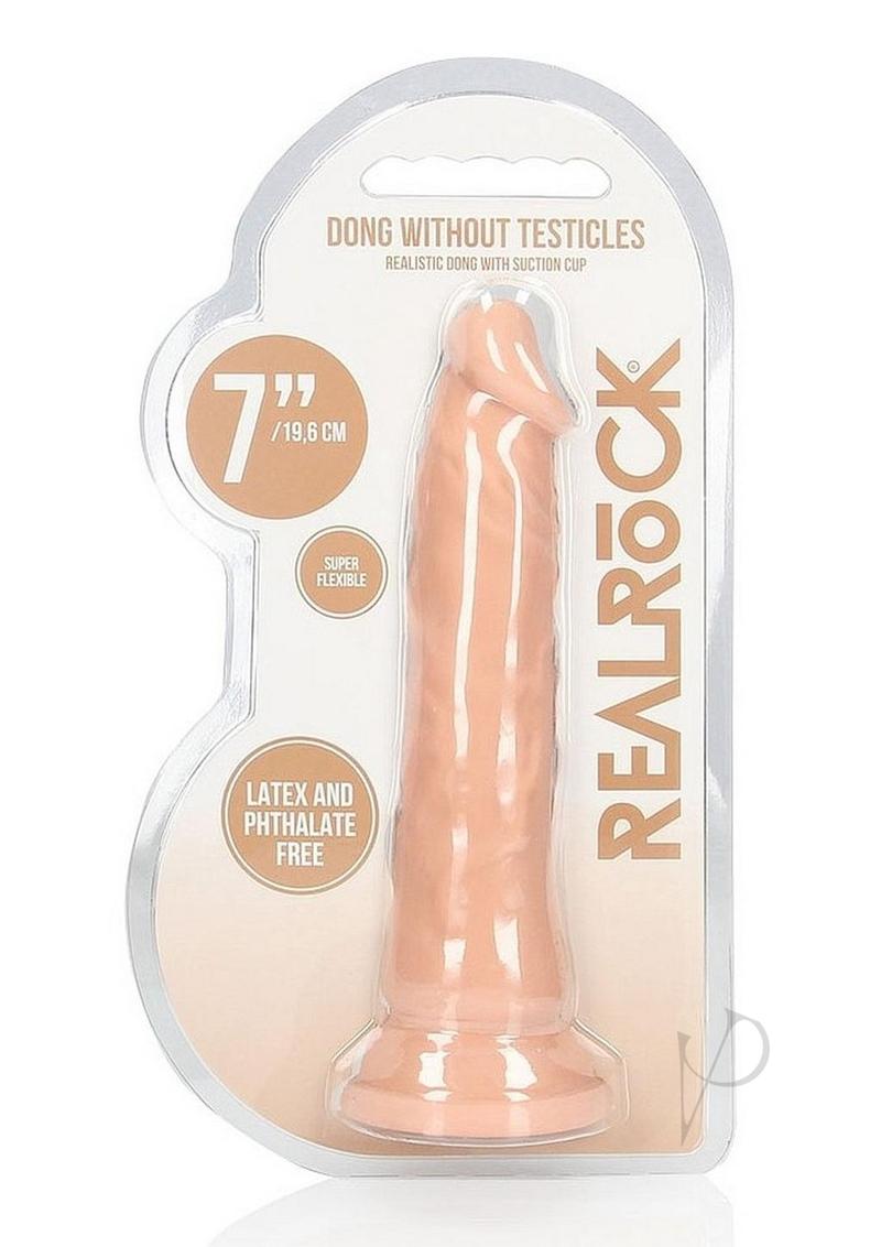 RealRock Skin Realistic Dildo 7in - Vanilla