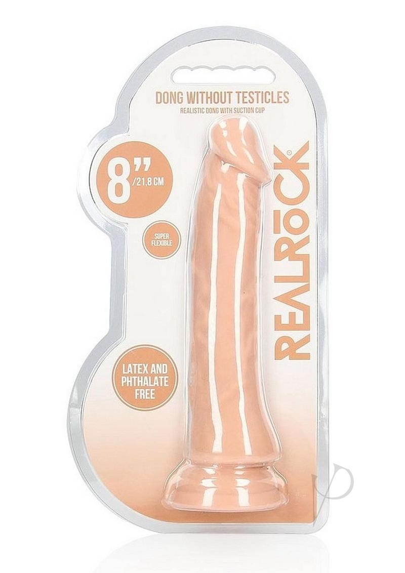 RealRock Skin Realistic Dildo 8in - Vanilla