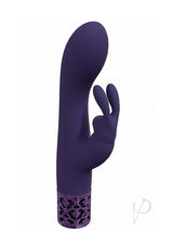 Royal Gems Royal Rabbit Rechargeable Silicone Rabbit Vibrator - Purple