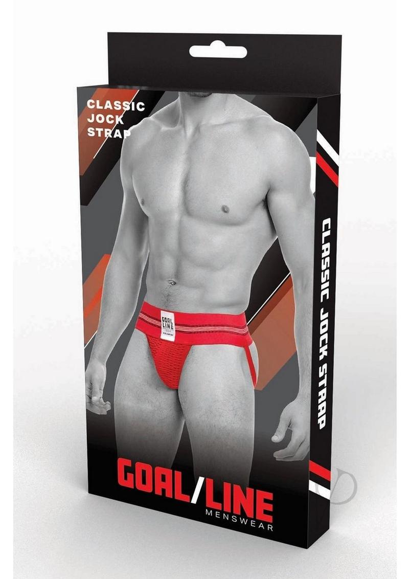 Goal Line Class Jockstrap - Large/XLarge - Red