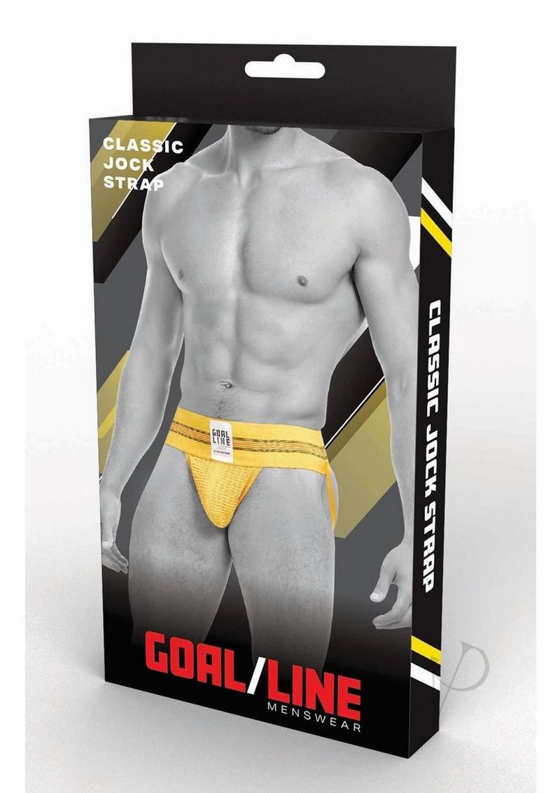 Goal Line Class Jockstrap - Large/XLarge - Yellow