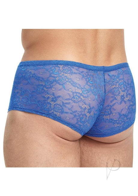 Lace King Lace Trunks - Large/XLarge - Blue