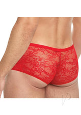 Lace King Lace Trunks - Large/XLarge - Red