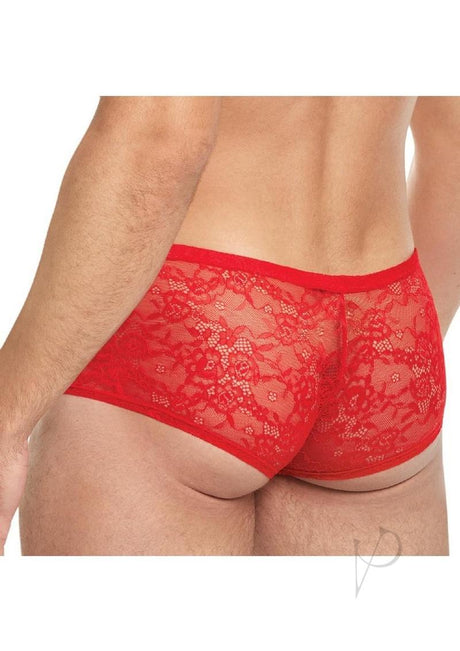 Lace King Lace Trunks - Large/XLarge - Red