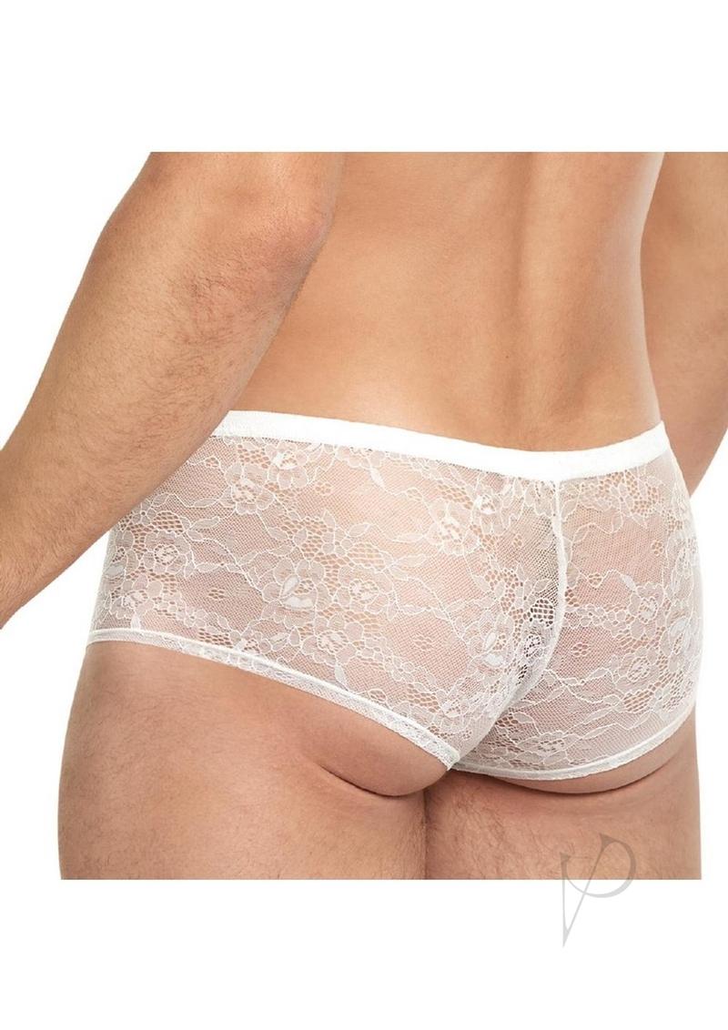 Lace King Lace Trunks - Large/XLarge - White