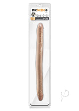 Dr. Skin Plus Posable Double Dong 16.5in - Vanilla