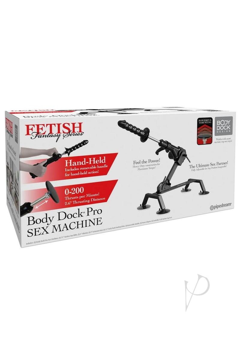 Fetish Fantasy Series Body Dock Pro Sex Machine - Black