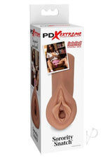 PDX Extreme Sorority Snatch Pussy Stroker - Caramel