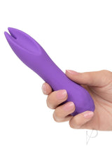 Gia Dual Flicker Silicone Rechargeable Vibrator - Purple