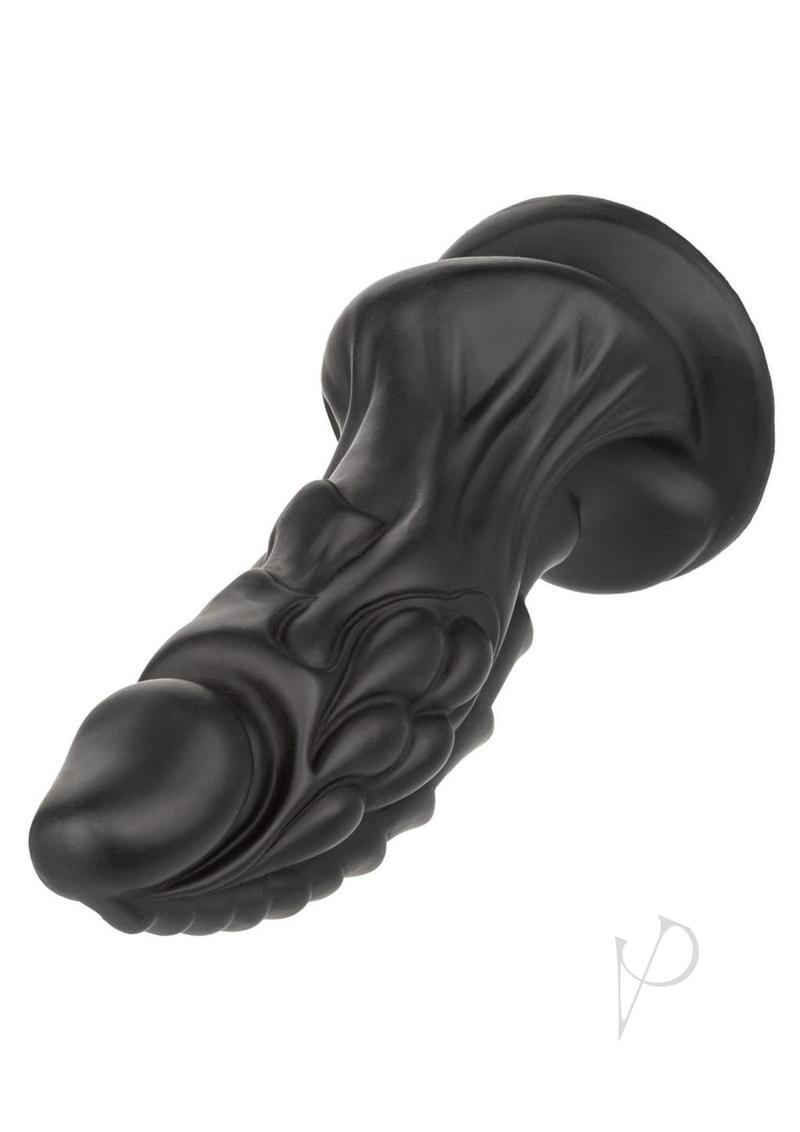 Monster Dong The Martian Silicone Dildo 7.75in - Black