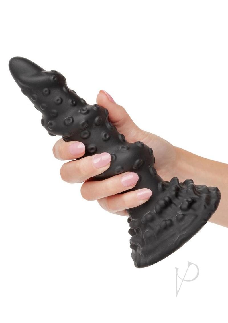 Monster Dong The Kraken Silicone Dildo 8in - Black