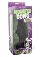 Monster Dong The Colossus Silicone Dildo 9.75in - Black