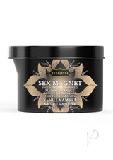 Kama Sutra Sex Magnet Vanilla Amber Candle with Pour Spout 6oz.