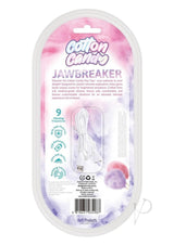 Cotton Candy Jawbreaker Rechargeable Silicone Rabbit Vibrator With Clitoral Stimulator - Fuschia/Aqua