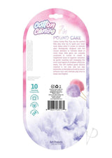 Cotton Candy Pound Cake Rechargeable Silicone Dong - Fuschia/Aqua