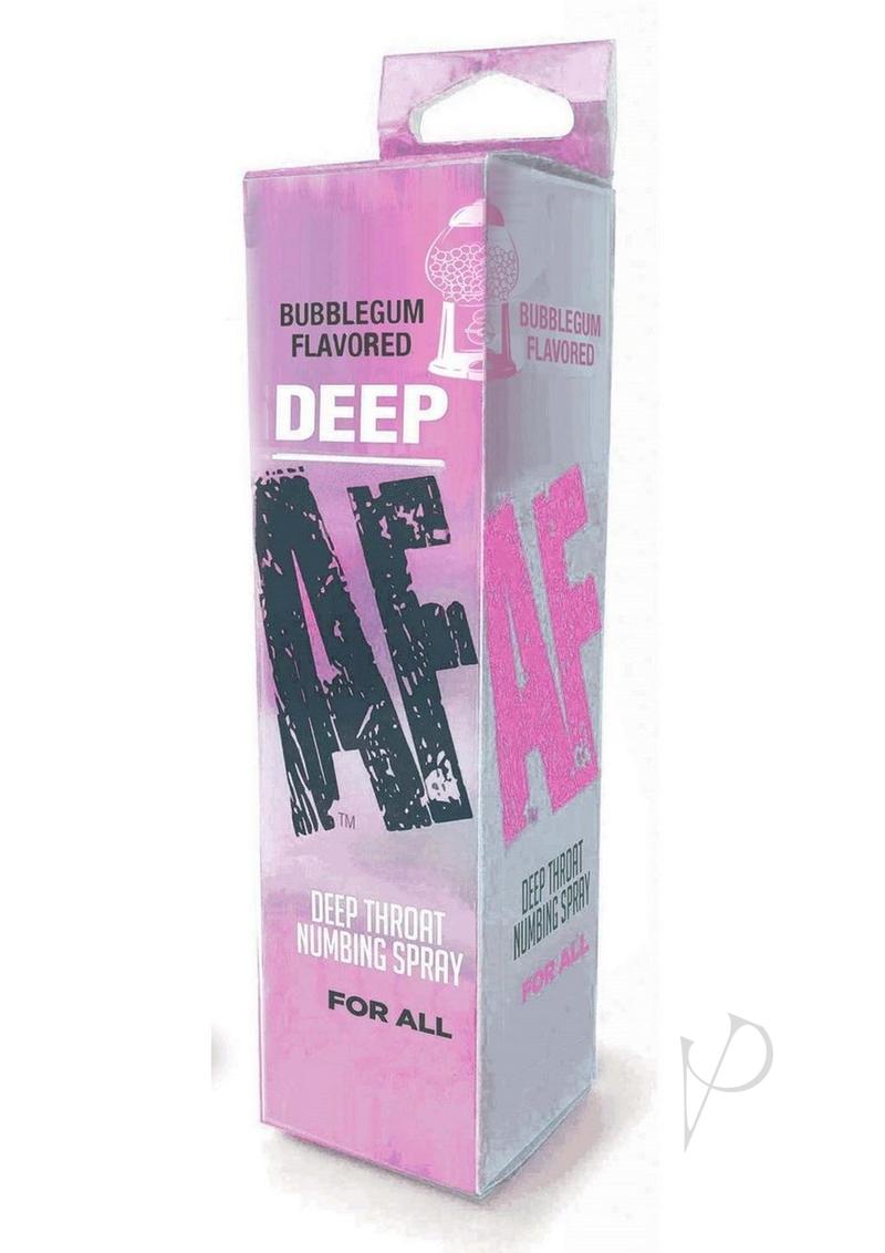 Deep AF Deep Throat Numbing Spray 1oz - Bubblegum