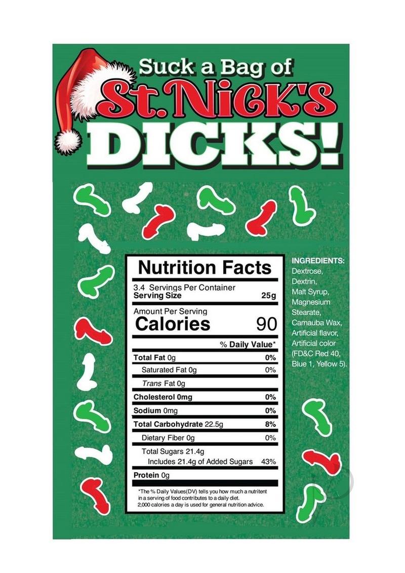 Suck a Bag of St Nick`s Dicks 3oz