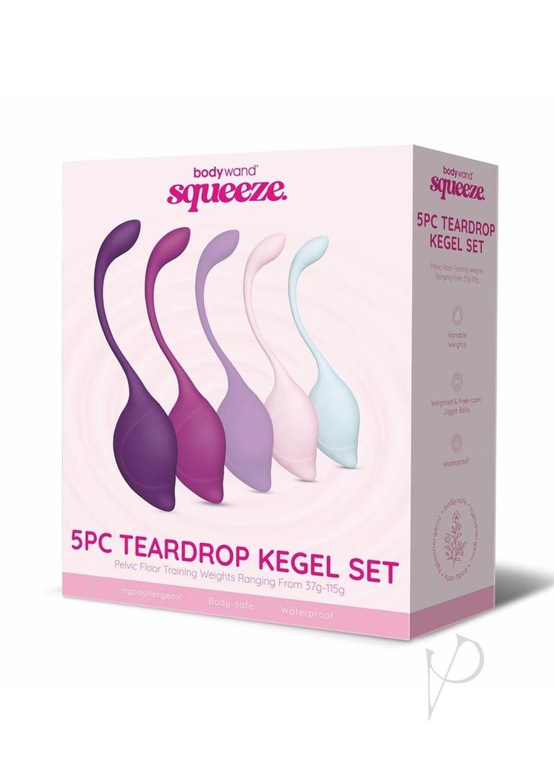 Bodywand Squeeze Teardrop Silicone Kegel Set 37-115G (5 Piece)