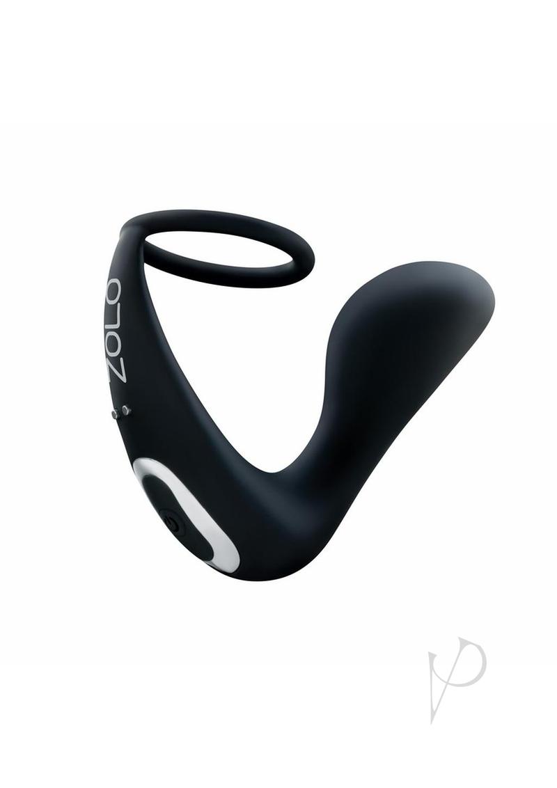 Zolo Black Thumb Silicone Rechargeable Prostate Massager