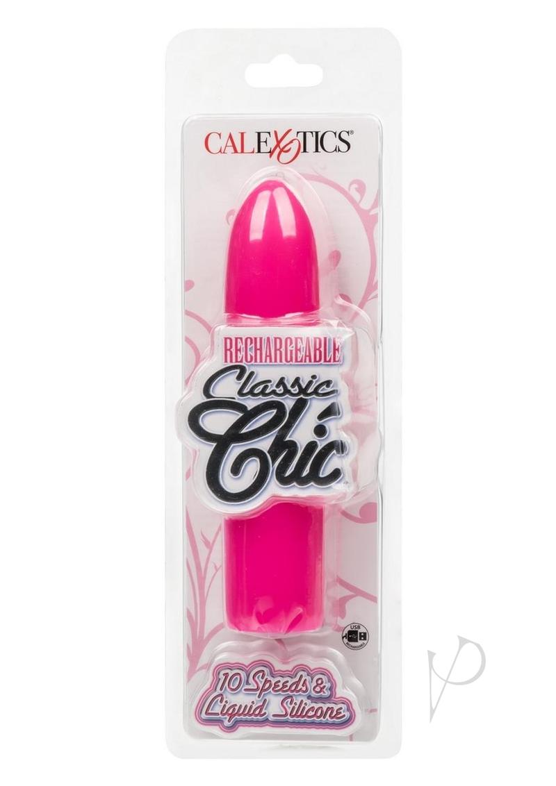 Rechargeable Classic Chic Mini Silicone Vibrator - Pink