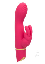 Love Bunny Vibrating G Bunny Rechargeable Silicone Rabbit Vibrator - Pink/Yellow