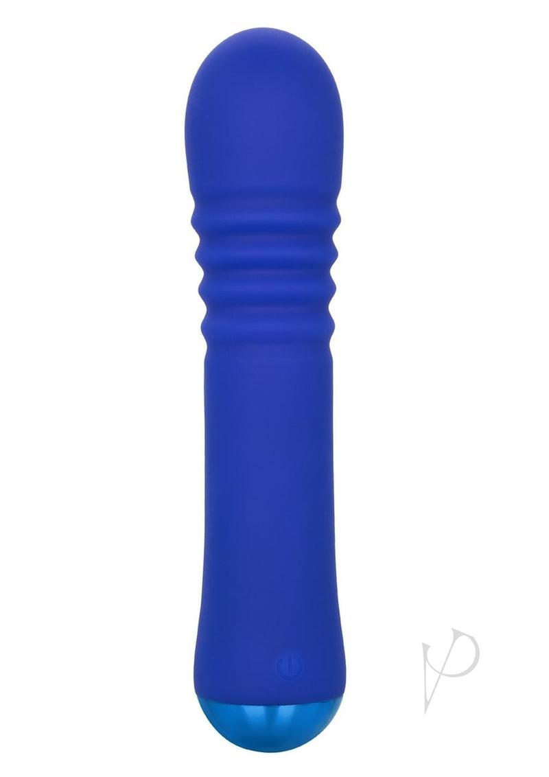 Thicc Chubby Thrusting Rechargeable Silicone Vibrating Wand - Purple