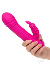 Thicc Chubby Rotating Rechargeable Silicone Butterfly Rabbit Vibrator- Purple