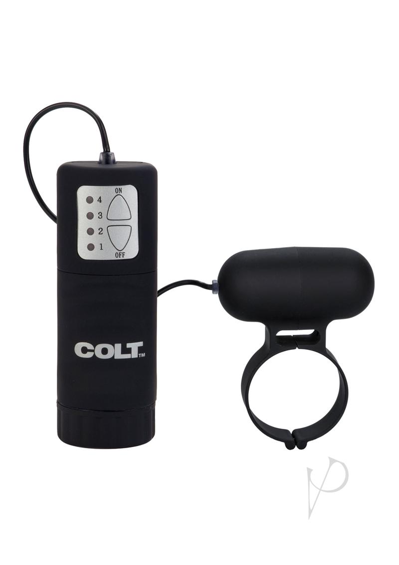 COLT Waterproof Power Vibrating Cock Ring - Black
