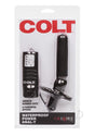 COLT Power Anal-T Vibrating Butt Plug with Remote Control- Black