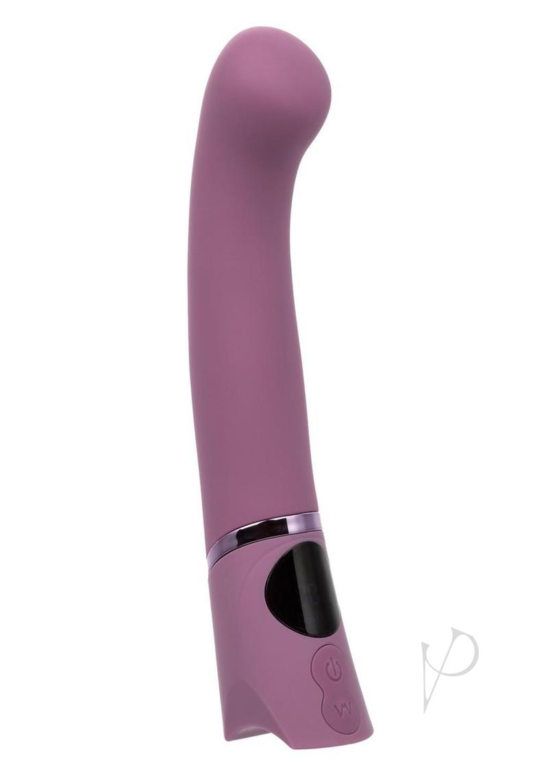 Orgasmatron Digital G-Wand Rechargeable Silicone Massager - Purple